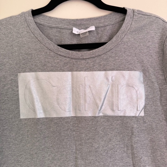Calvin Klein Heather Gray Shirt Dress Large Casual
Y2K Minimalist Logo Stretch - Picture 2 of 13
